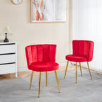 Rose / Fauteuil d'appoint en fausse fourrure à poils courts / Une place