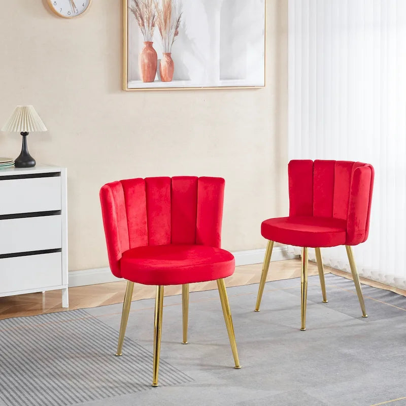 Rose / Fauteuil d'appoint en fausse fourrure à poils courts / Une place