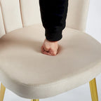 Rose / Fauteuil d'appoint en fausse fourrure à poils courts / Une place