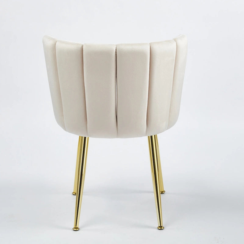 Rose / Fauteuil d'appoint en fausse fourrure à poils courts / Une place