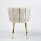Rose / Fauteuil d'appoint en fausse fourrure à poils courts / Une place