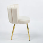 Rose / Fauteuil d'appoint en fausse fourrure à poils courts / Une place