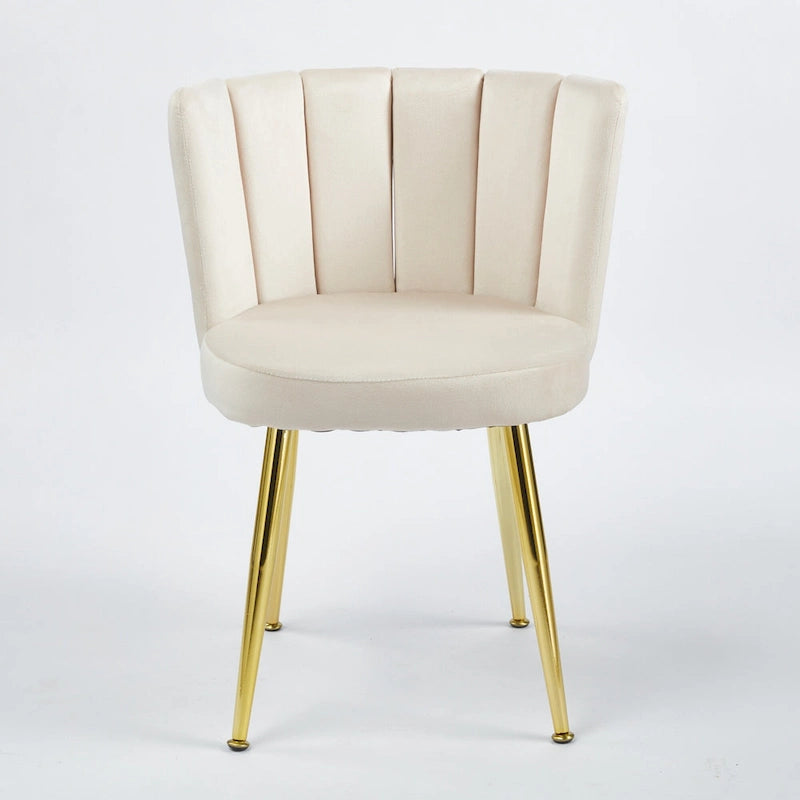 Rose / Fauteuil d'appoint en fausse fourrure à poils courts / Une place