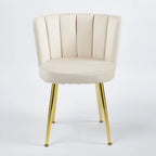 Rose / Fauteuil d'appoint en fausse fourrure à poils courts / Une place