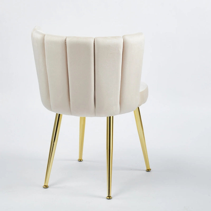 Rose / Fauteuil d'appoint en fausse fourrure à poils courts / Une place