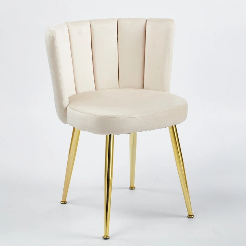 Rose / Fauteuil d'appoint en fausse fourrure à poils courts / Une place