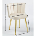 Rose / Fauteuil d'appoint en fausse fourrure à poils courts / Une place
