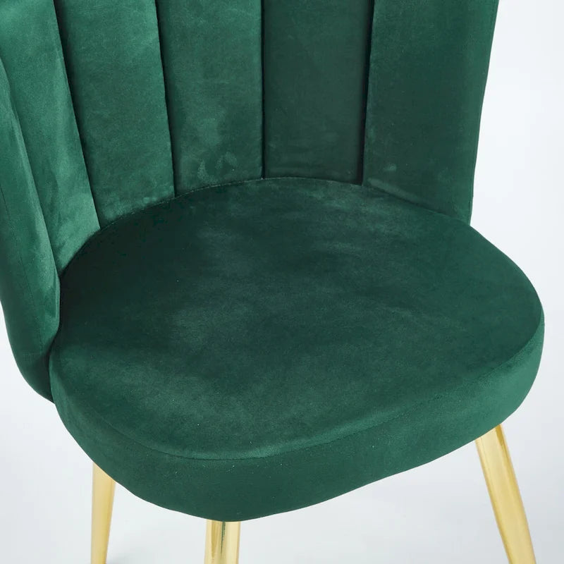 Rose / Fauteuil d'appoint en fausse fourrure à poils courts / Une place