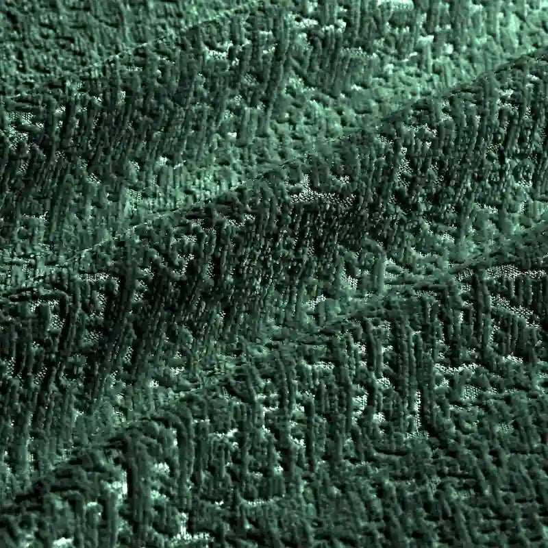 110.2 Ensemble canapé 3 places en chenille avec ottoman et coussins, cadre en bois massif et coussins haute résilience
