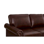 Canapé 3 places 82,68 en cuir PU avec rangement, structure en bois massif et métal, 6 pieds de support, coffres de rangement sous l'assise