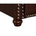 Canapé 3 places 82,68 en cuir PU avec rangement, structure en bois massif et métal, 6 pieds de support, coffres de rangement sous l'assise