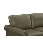 Canapé 3 places 82,68 en cuir PU avec rangement, structure en bois massif et métal, 6 pieds de support, coffres de rangement sous l'assise