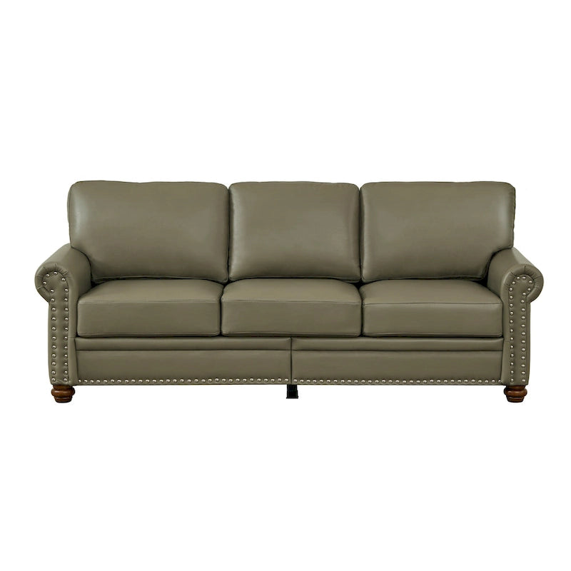 Canapé 3 places 82,68 en cuir PU avec rangement, structure en bois massif et métal, 6 pieds de support, coffres de rangement sous l'assise