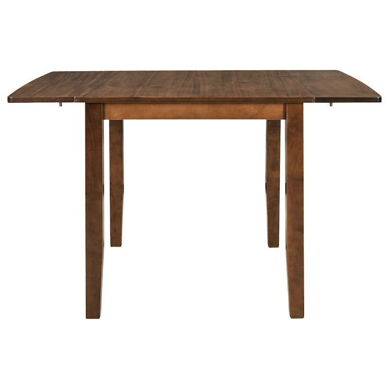 Ensemble table à manger à abattants pour 2 personnes, espresso/marron, 3 pièces