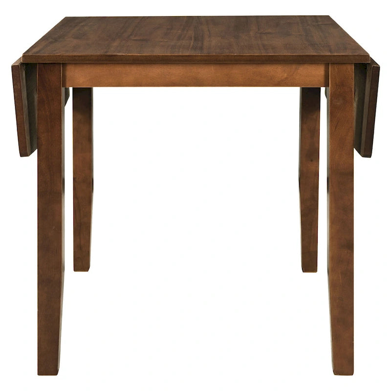 Ensemble table à manger à abattants pour 2 personnes, espresso/marron, 3 pièces