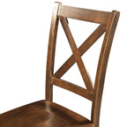 Ensemble table à manger à abattants pour 2 personnes, espresso/marron, 3 pièces