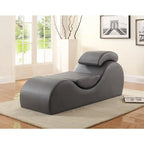 Chaise longue de relaxation et d'étirement en similicuir
