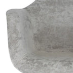 Fauteuil à bascule en velours – Monoplace, piètement Eiffel | Bleu sarcelle / Marron café / Gris nuage / Violet