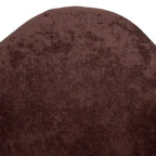 Fauteuil à bascule en velours – Monoplace, piètement Eiffel | Bleu sarcelle / Marron café / Gris nuage / Violet
