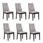 Chaises de salle à manger Charleston rembourrées à dossier plein (lot de 6)