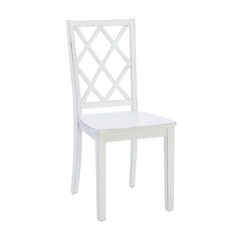 Ensemble de salle à manger 5 pièces Harrow style ferme blanc