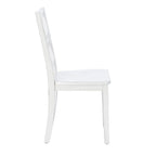 Ensemble de salle à manger 5 pièces Harrow style ferme blanc