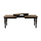 Table rectangulaire à pieds Harvest Home Chalkboard – Noir