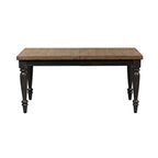 Table rectangulaire à pieds Harvest Home Chalkboard – Noir
