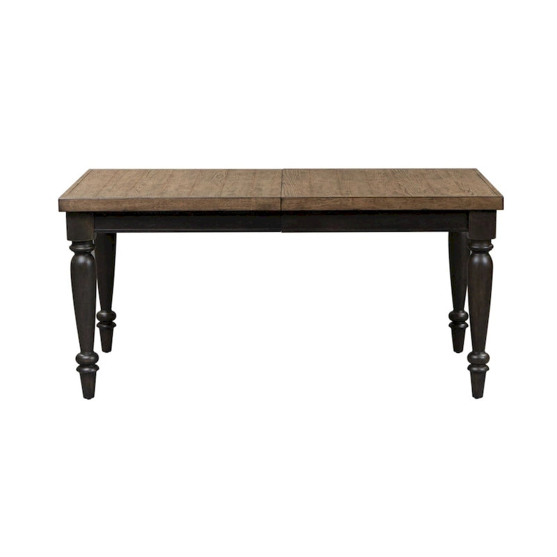 Table rectangulaire à pieds Harvest Home Chalkboard – Noir