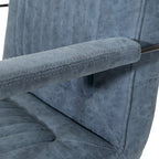 Fauteuil d'appoint en similicuir, piètement luge, une place – Blanc / Sable / Marine / Noir / Anthracite
