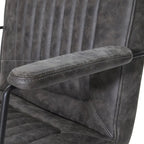 Fauteuil d'appoint en similicuir, piètement luge, une place – Blanc / Sable / Marine / Noir / Anthracite