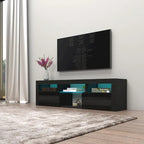 Meuble TV flottant mural Bari 160 avec 16 couleurs de LED