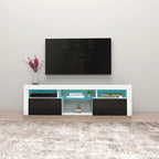 Meuble TV flottant mural Bari 160 avec 16 couleurs de LED