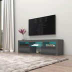 Meuble TV flottant mural Bari 160 avec 16 couleurs de LED
