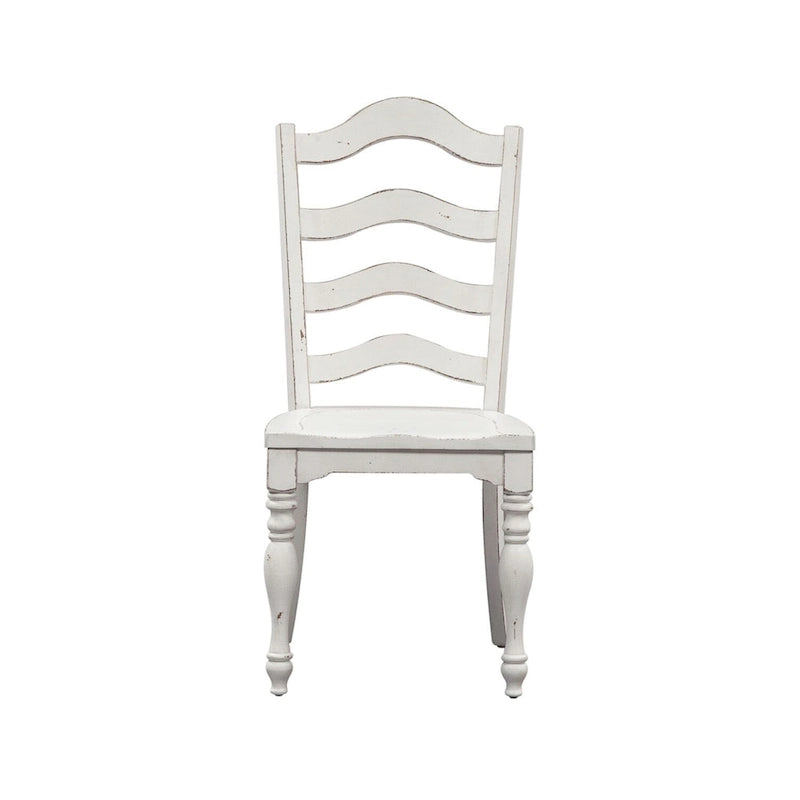 Magnolia Manor - Chaises de salle à manger à barreaux en blanc antique (lot de 2)