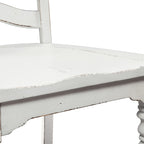 Magnolia Manor - Chaises de salle à manger à barreaux en blanc antique (lot de 2)