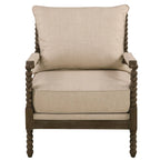 Fauteuil d'appoint de salon au design moderne du milieu du siècle