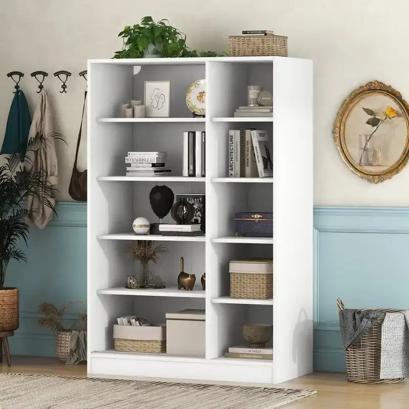 Armoire à portes battantes 3 portes avec étagères Pour Chambre