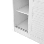 Armoire à portes battantes 3 portes avec étagères Pour Chambre