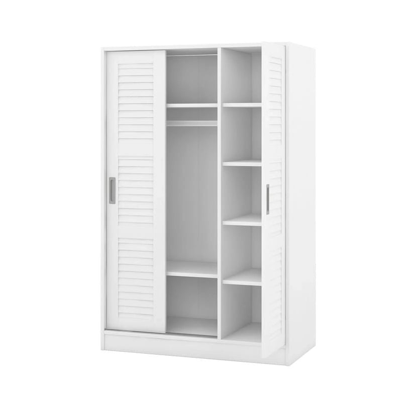 Armoire à portes battantes 3 portes avec étagères Pour Chambre