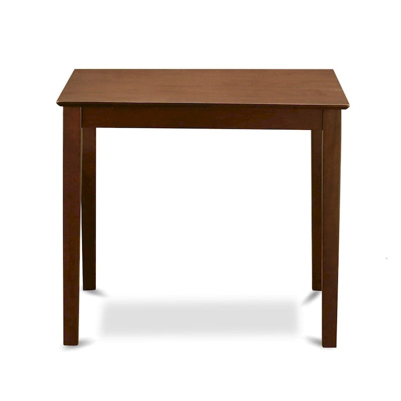 Ensemble de salle à manger 5 pièces en acajou hauteur comptoir – Table carrée et 4 chaises (4 places)