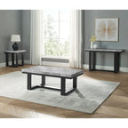 Table d'appoint en marbre gris Ludlow Steve Silver