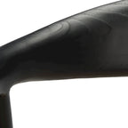 Fauteuil d'appoint en rotin tressé, naturel/noir, une place, 63,5 cm L x 48,3 cm P x 78,7 cm H