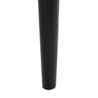 Fauteuil d'appoint en rotin tressé, naturel/noir, une place, 63,5 cm L x 48,3 cm P x 78,7 cm H