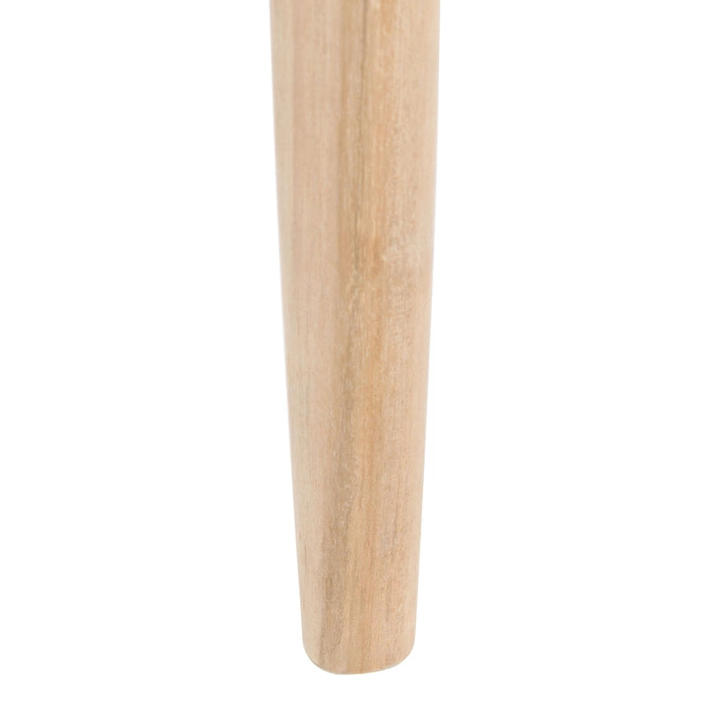 Fauteuil d'appoint en rotin tressé, naturel/noir, une place, 63,5 cm L x 48,3 cm P x 78,7 cm H