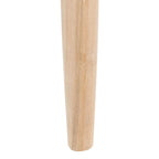 Fauteuil d'appoint en rotin tressé, naturel/noir, une place, 63,5 cm L x 48,3 cm P x 78,7 cm H