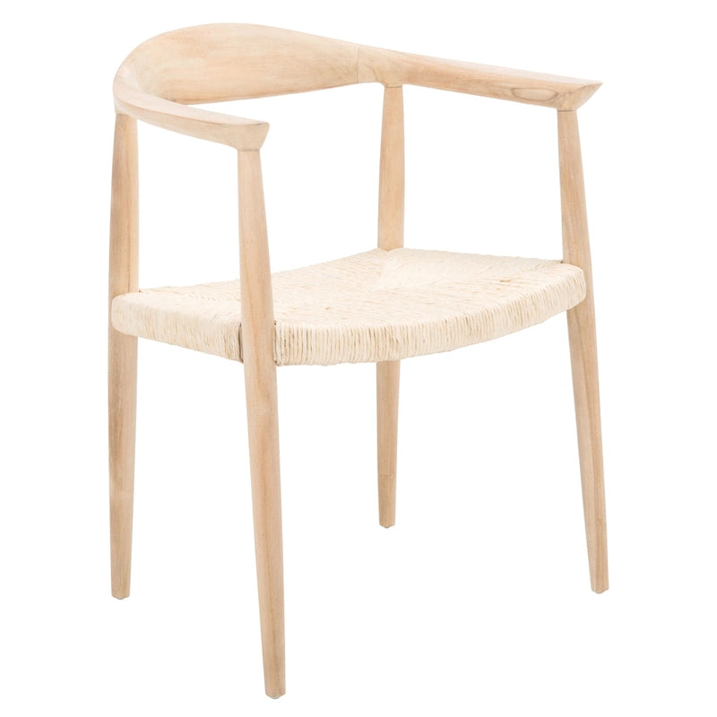 Fauteuil d'appoint en rotin tressé, naturel/noir, une place, 63,5 cm L x 48,3 cm P x 78,7 cm H