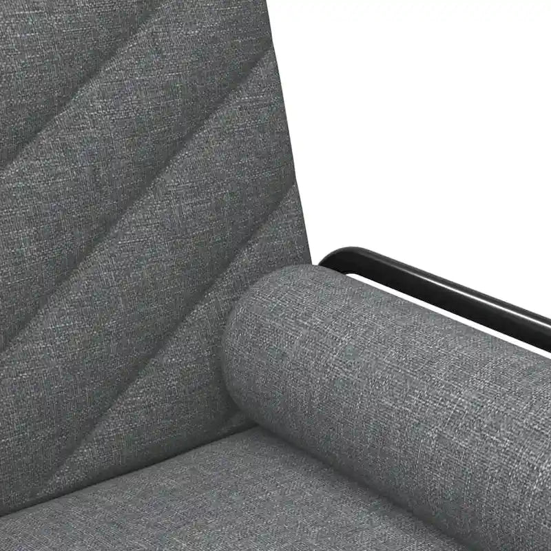 Canapé convertible en tissu avec accoudoirs, 2 places