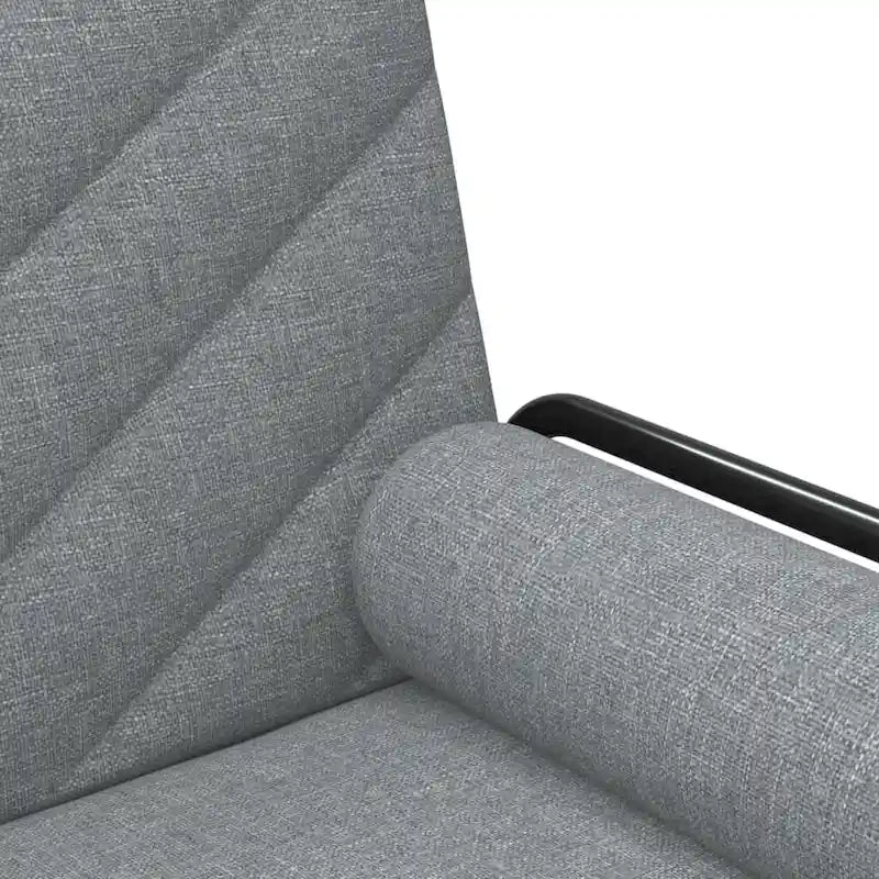 Canapé convertible en tissu avec accoudoirs, 2 places