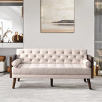 Canapé-lit pliant ajustable, style Mid-century moderne